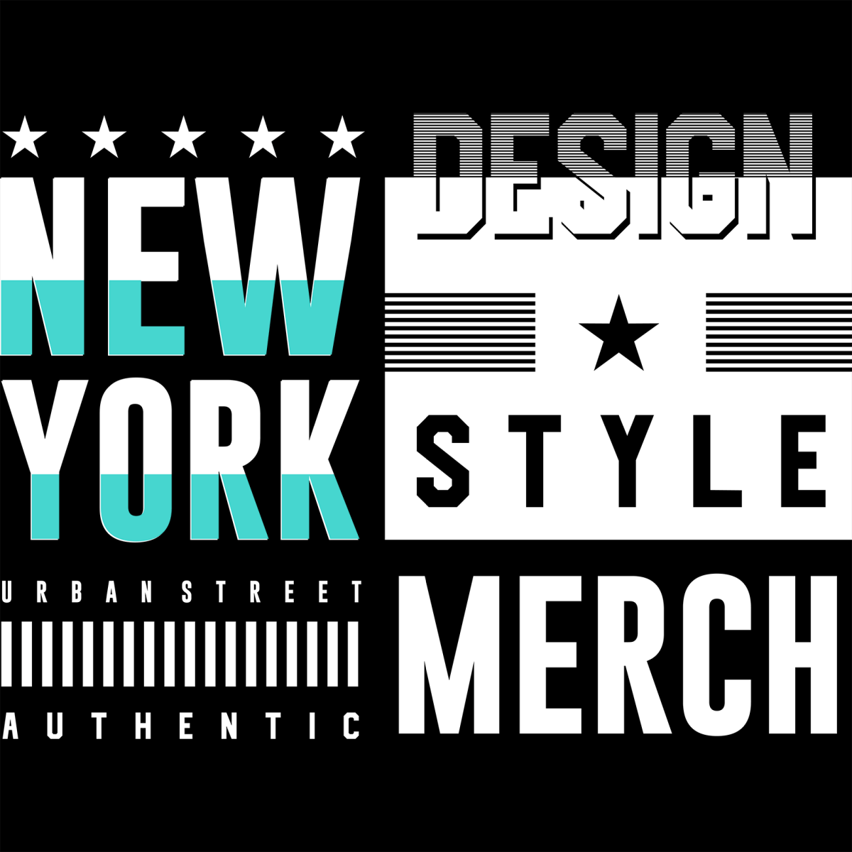 New York Merch - Ready To Press DTF Transfer - Buy Bulk DTF