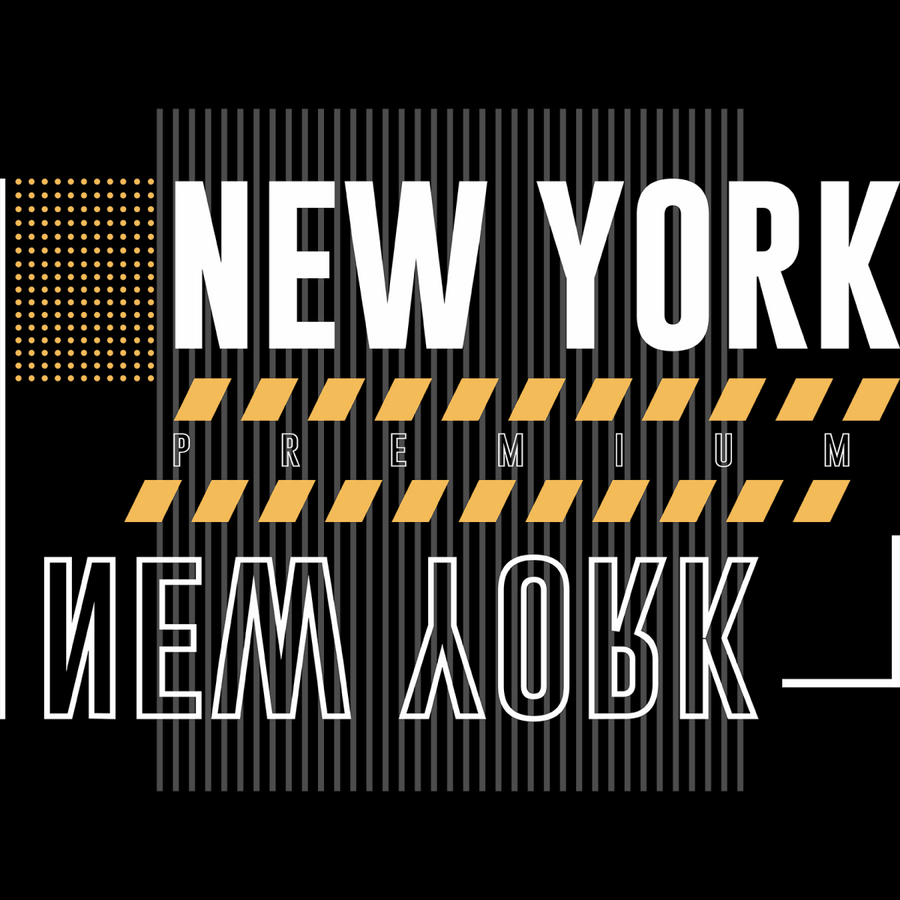 New York Premium - Ready To Press DTF Transfer - Buy Bulk DTF