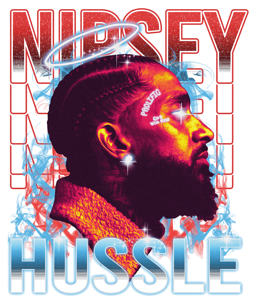 Nipsey - Hussle - Ready To Press DTF Transfer - Buy Bulk DTF