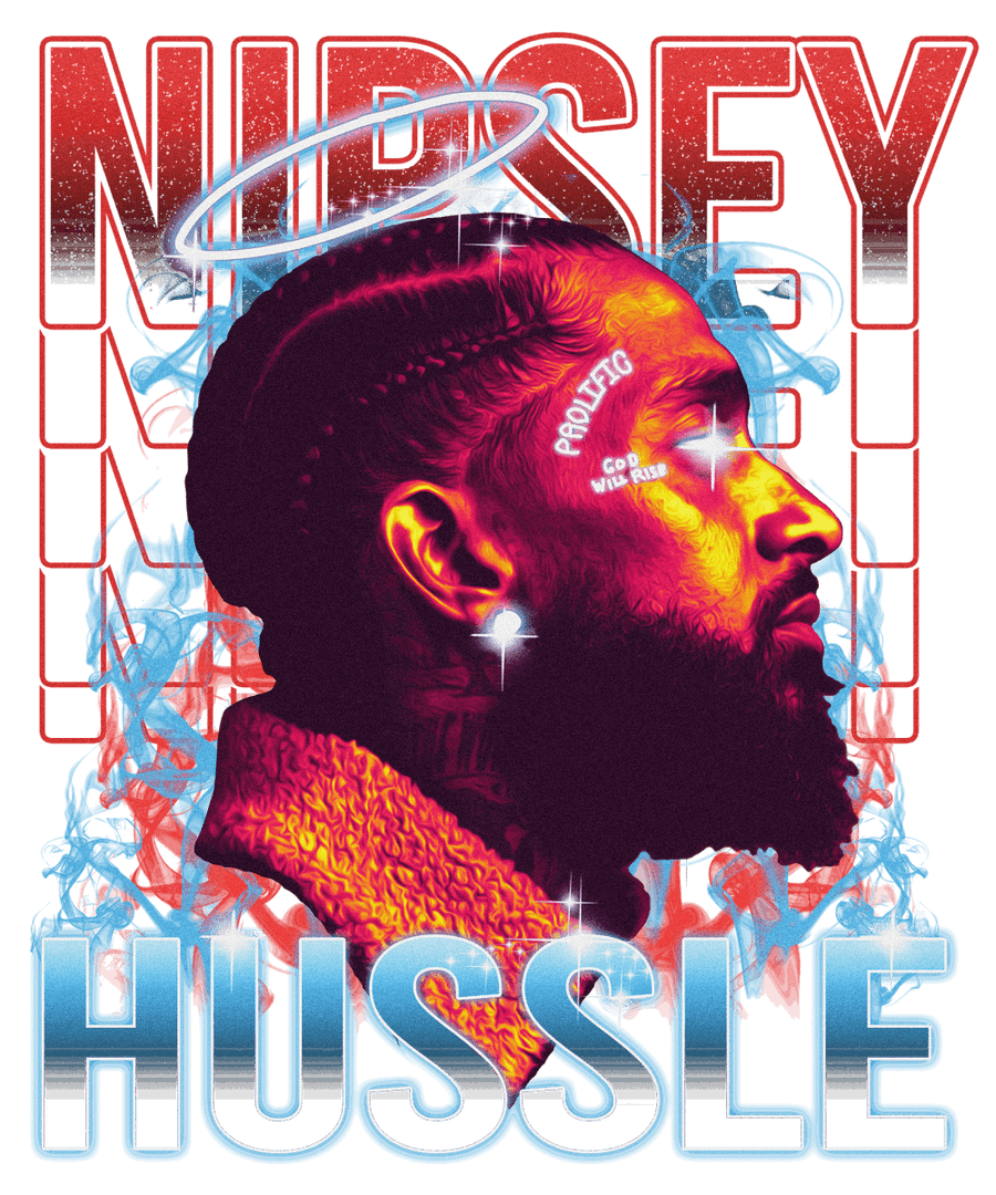 Nipsey - Hussle - Ready To Press DTF Transfer - Buy Bulk DTF