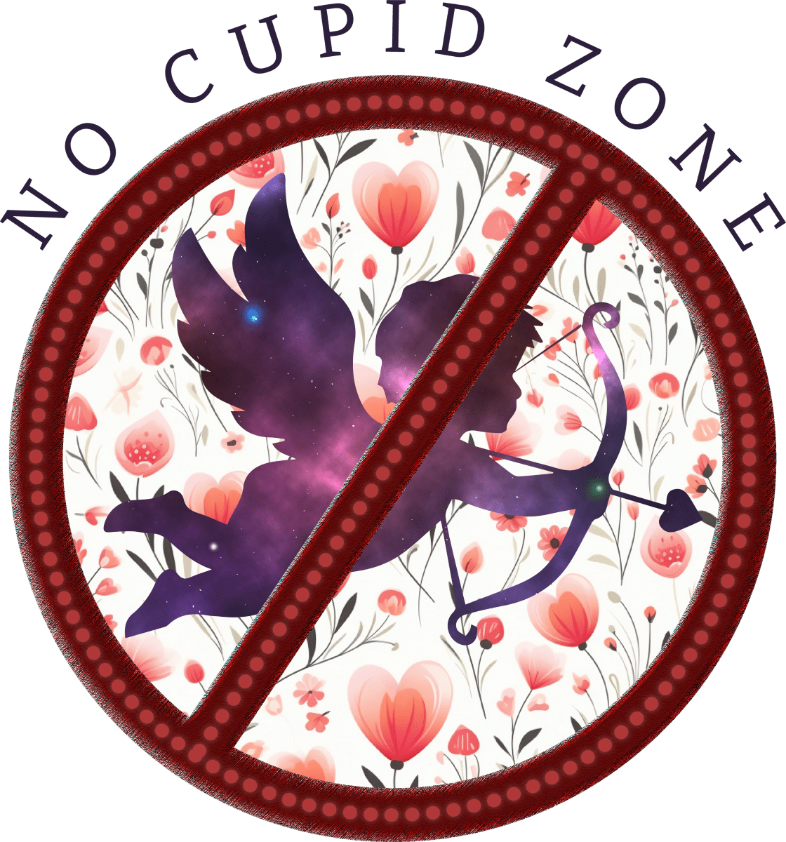 No Cupid Zone Ready To Press DTF Transfer - Buy Bulk DTF