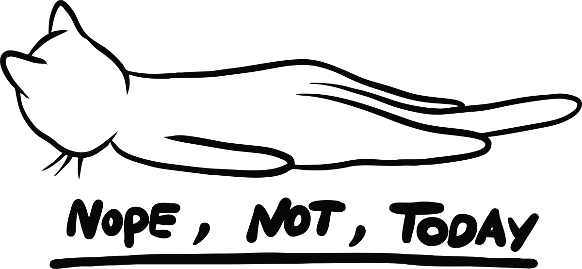 Nope, Not, Today - Ready To Press DTF Transfer - Buy Bulk DTF