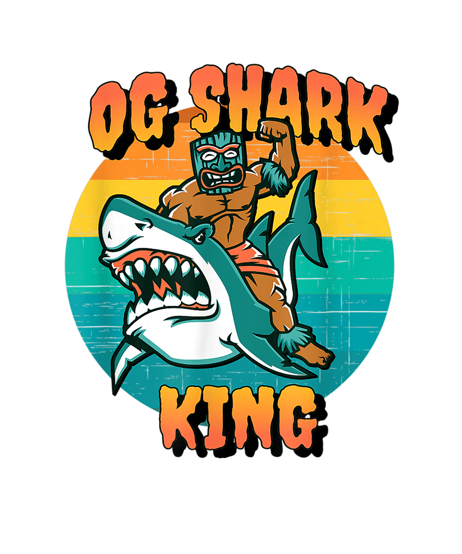 OG Shark King Ready To Press DTF Transfer - Buy Bulk DTF
