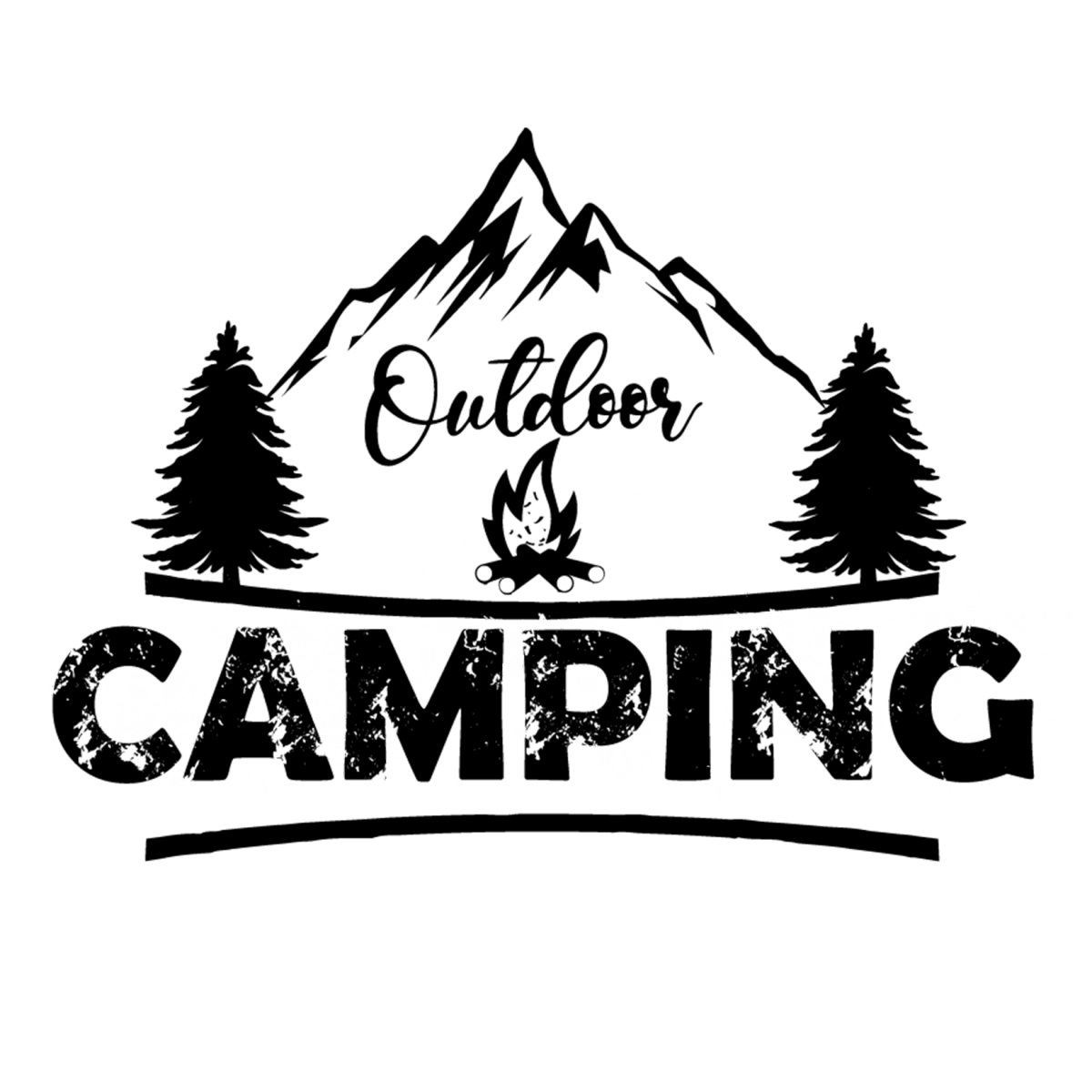 Outdoor Camping - Ready To Press DTF Transfers - Buy Bulk DTF