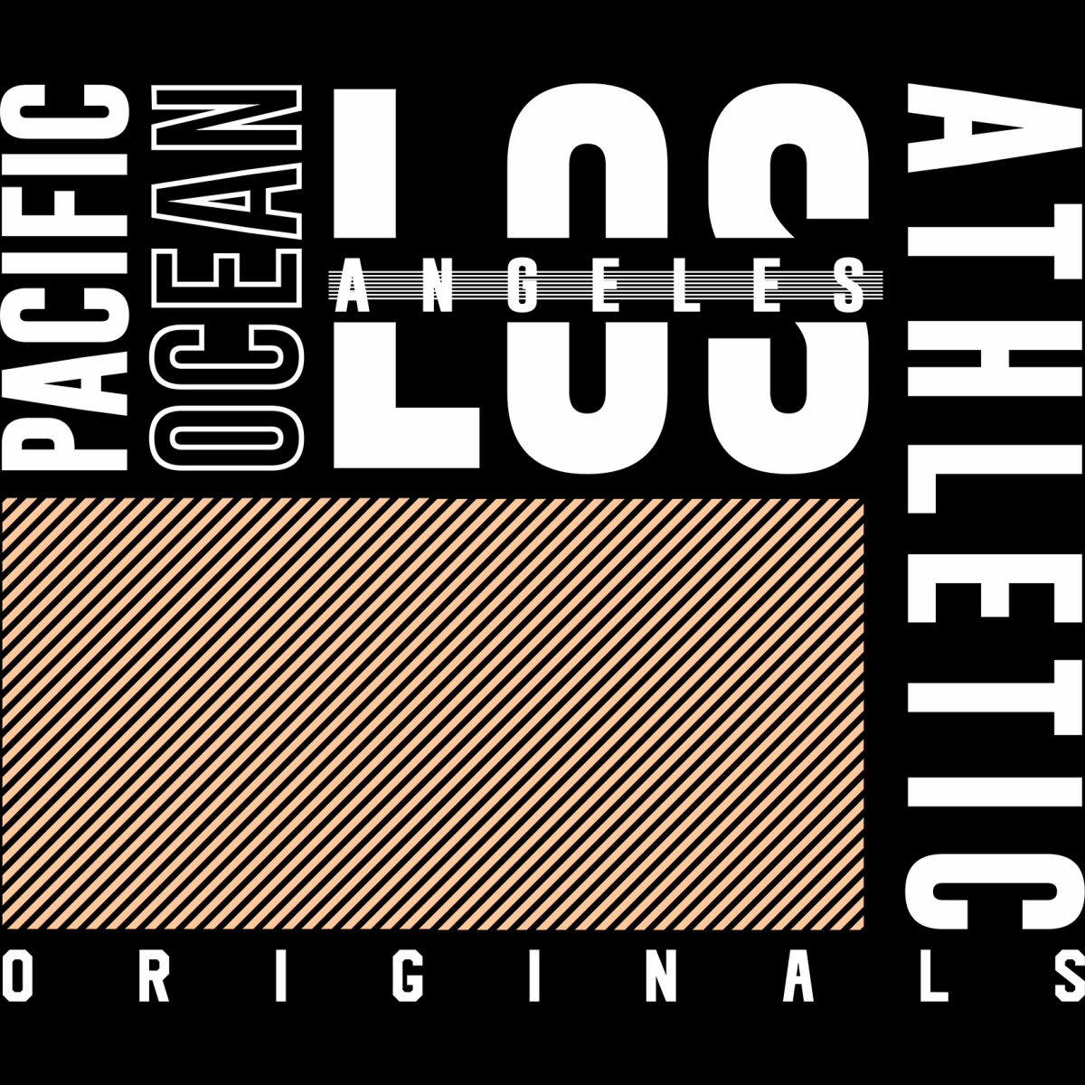 Pacific Ocean - Los Angeles - Originals - Ready To Press DTF Transfer - Buy Bulk DTF