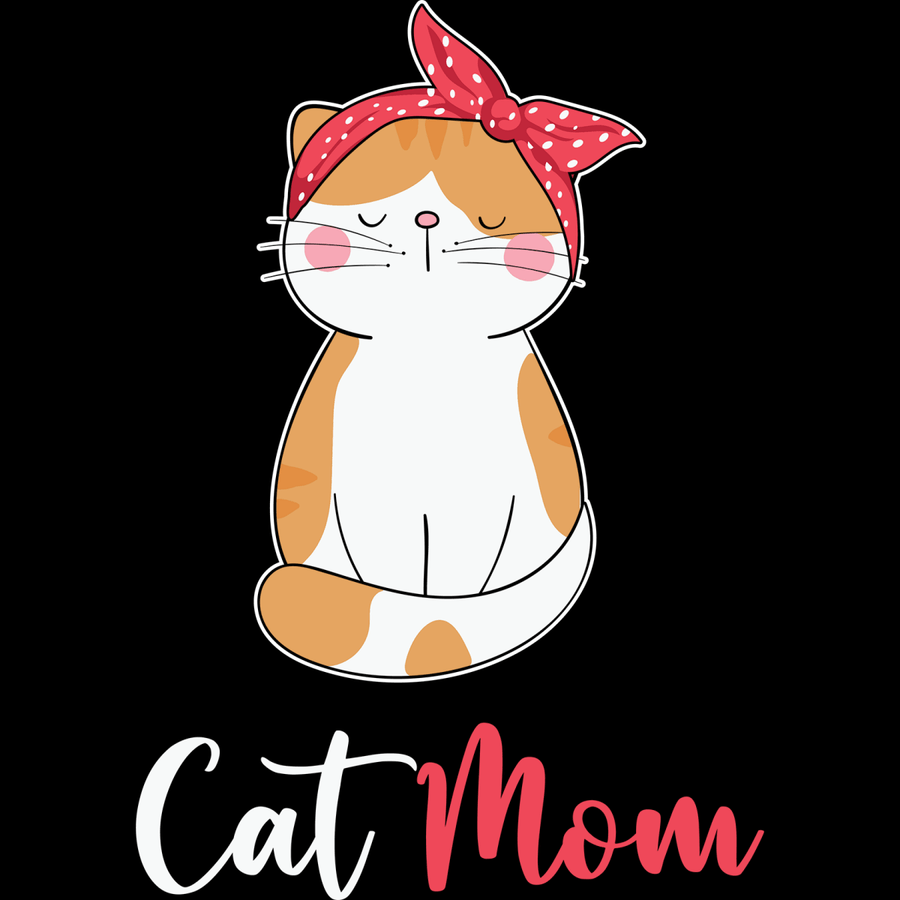 Paws & Whiskers Bowcys Cat - Ready To Press DTF Transfers - Buy Bulk DTF