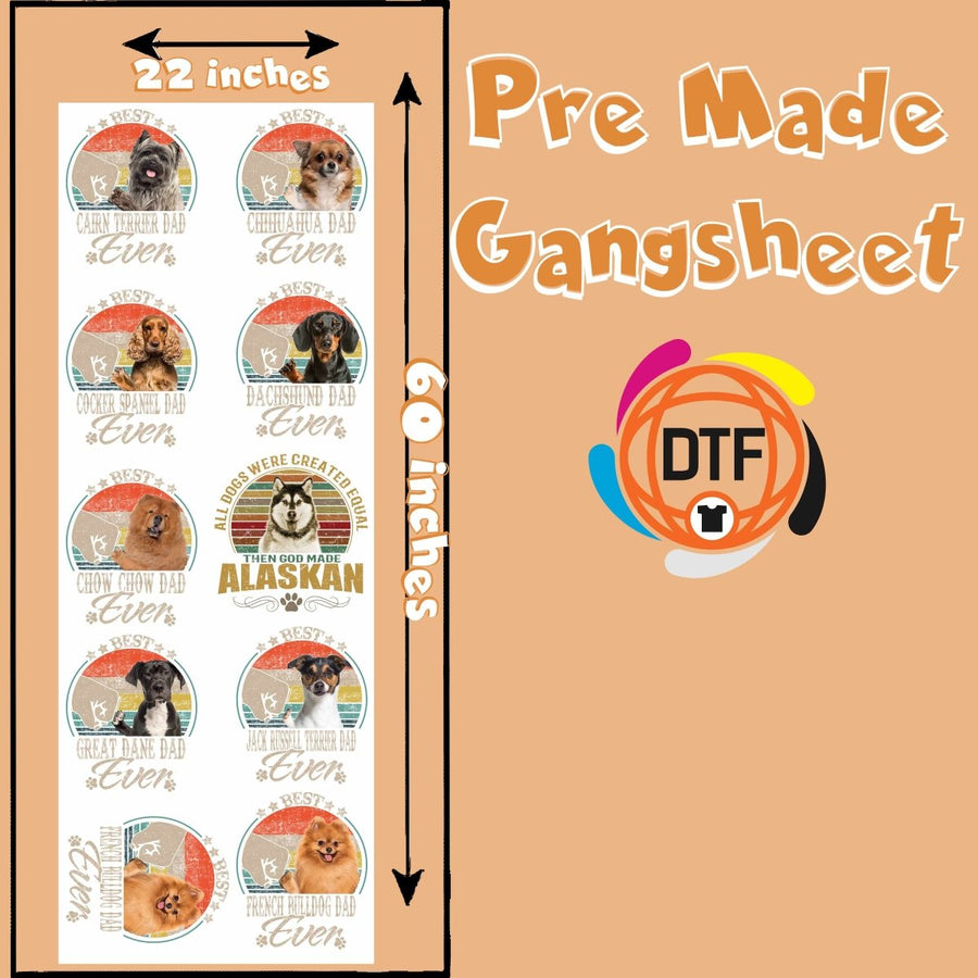 Pawsome Pack Premade DTF Gangsheet - Buy Bulk DTF