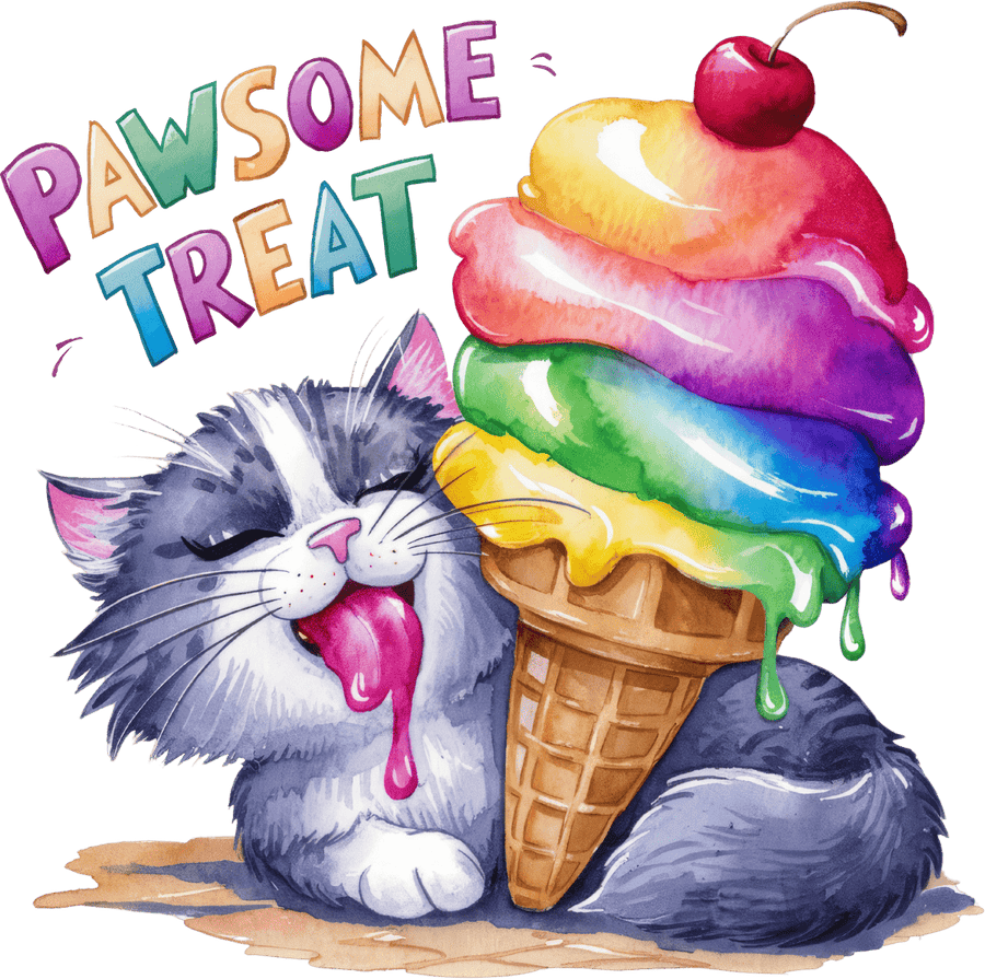 Pawsome Treat - Ready To Press DTF Transfers - Buy Bulk DTF