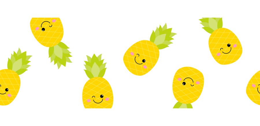 Pineapple - UV DTF Libbey Glass Wrap - Buy Bulk DTF