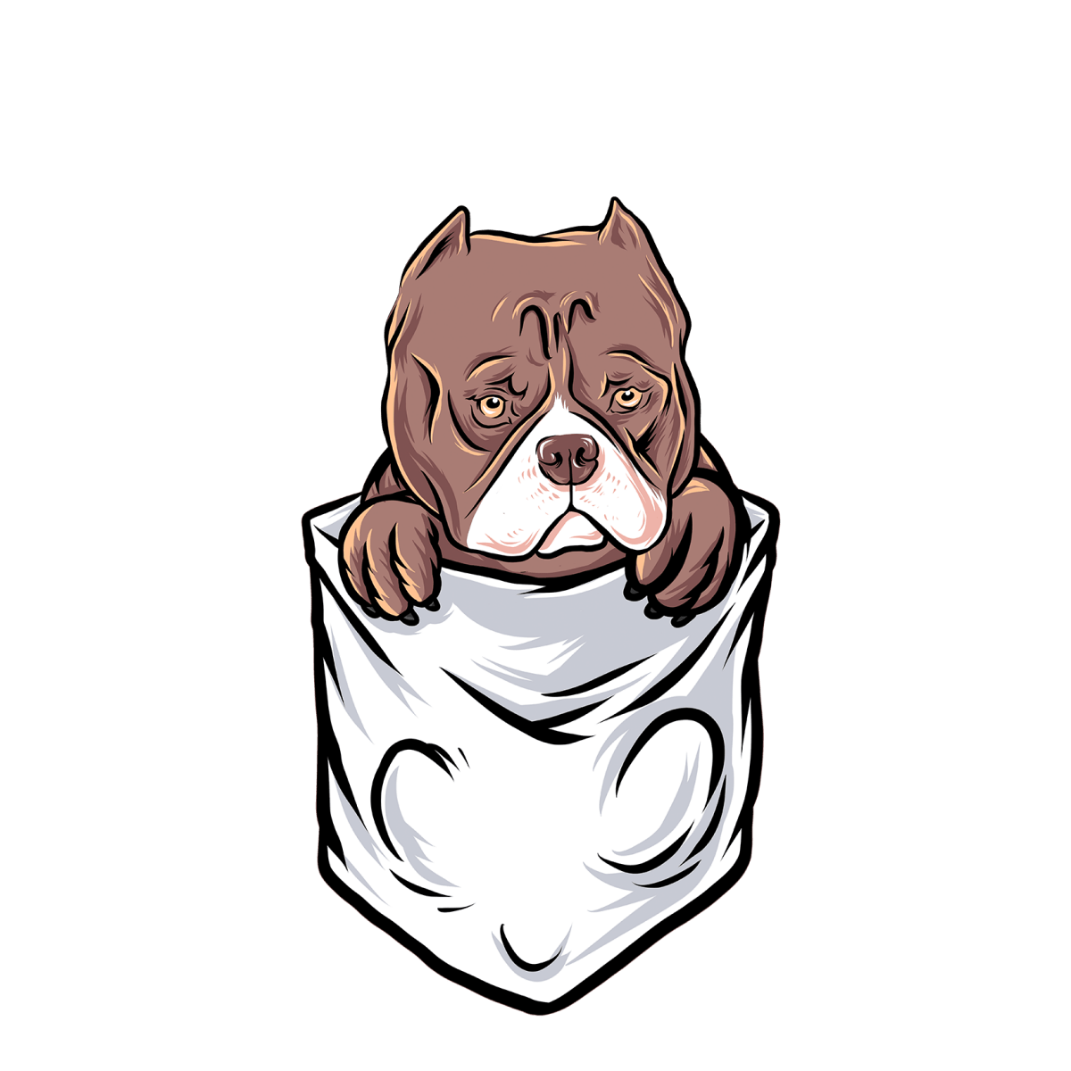 Pitbull Pocket - Ready To Press DTF Transfers - Buy Bulk DTF