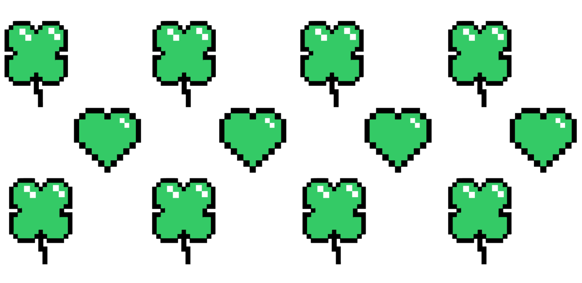 Pixel Shamrock - UV DTF Libbey Glass Wra - Buy Bulk DTF