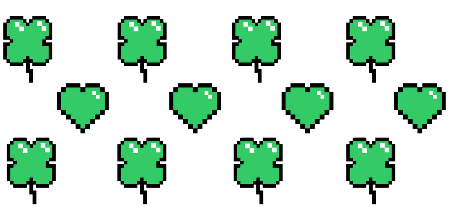 Pixel Shamrock - UV DTF Libbey Glass Wra - Buy Bulk DTF