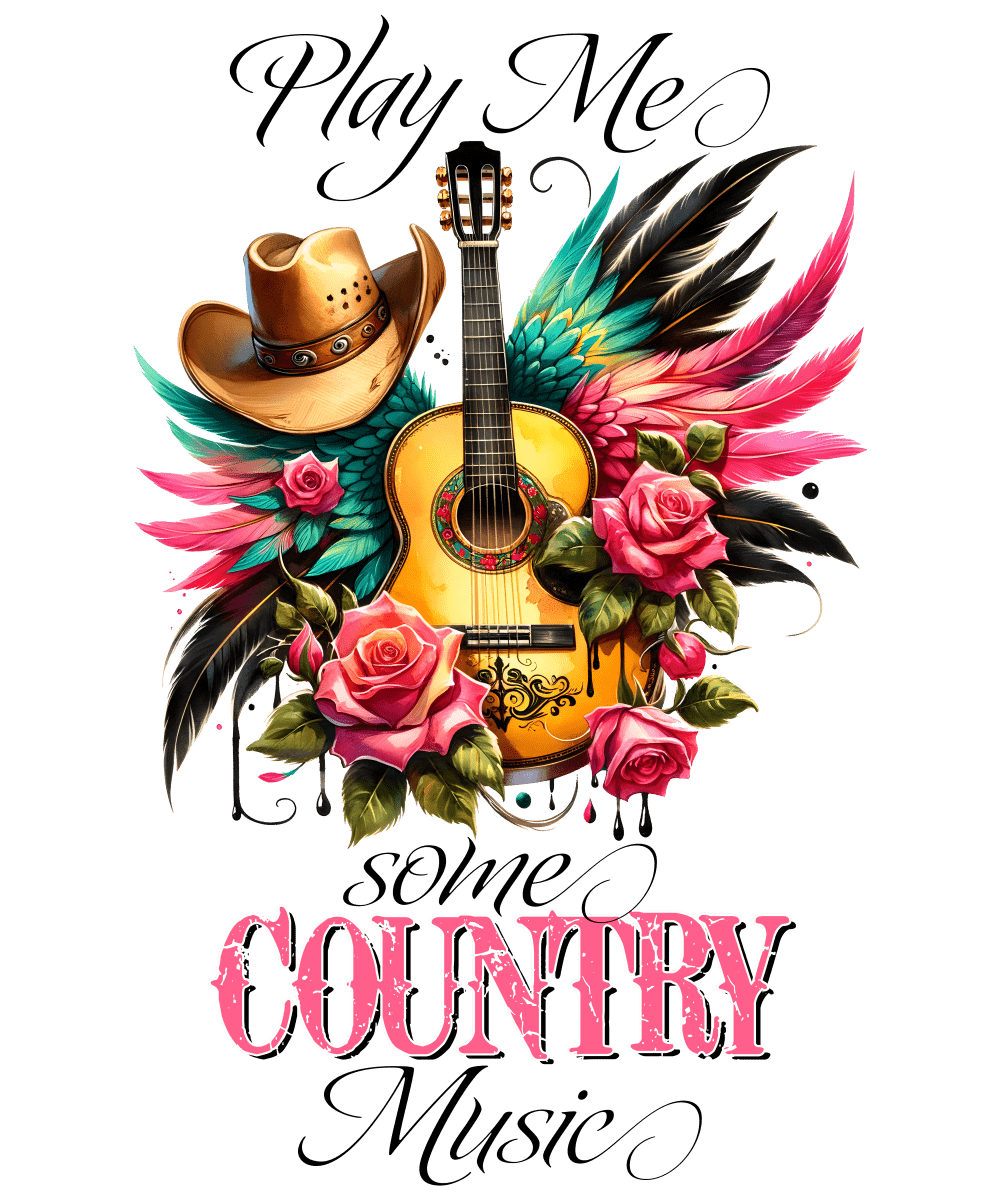 Play Me Some Music - Ready To Press DTF Transfers - Buy Bulk DTF