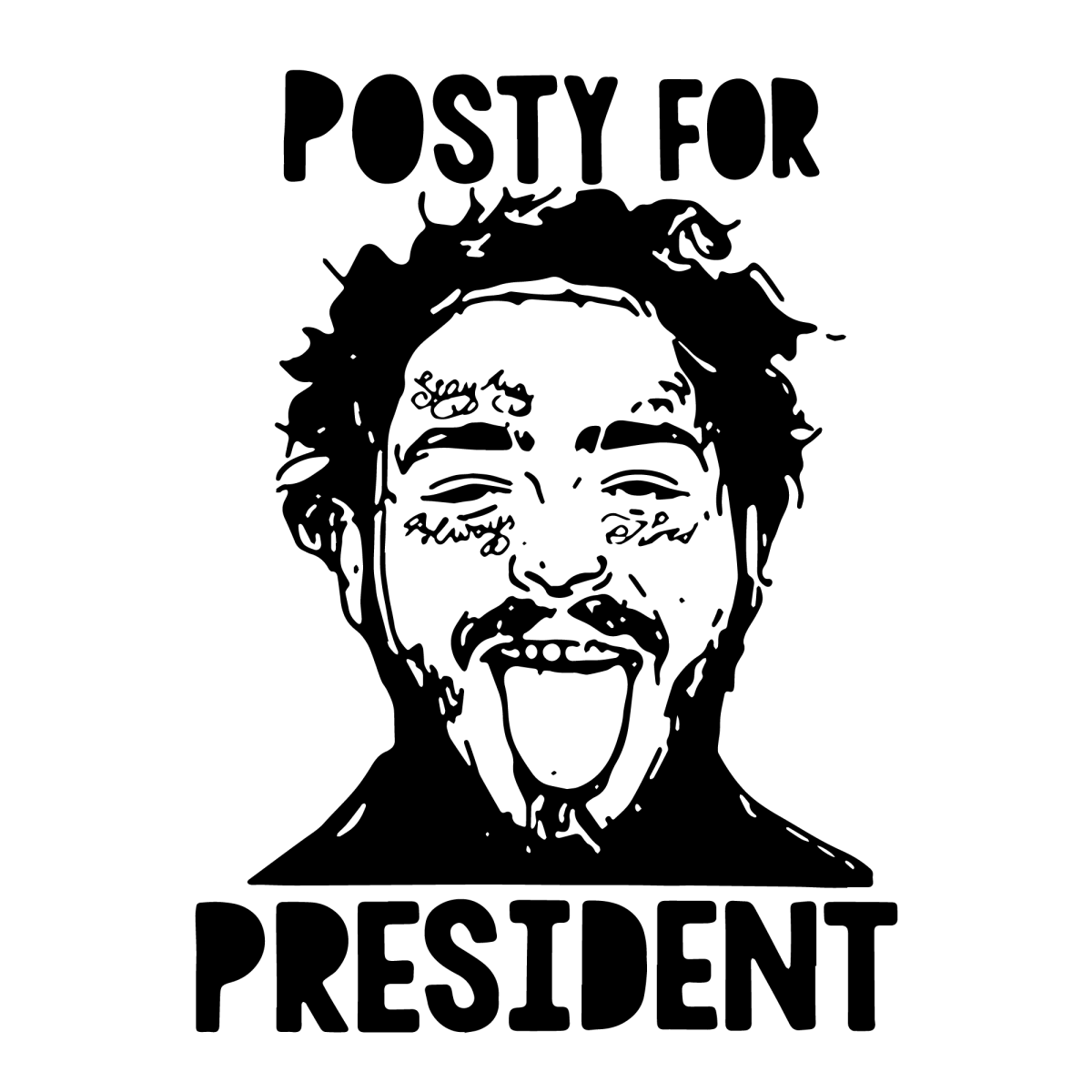 Posty For President - Ready To Press DTF Transfer - Buy Bulk DTF