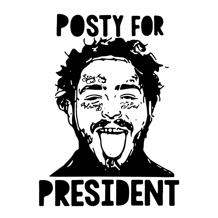 Posty For President - Ready To Press DTF Transfer - Buy Bulk DTF