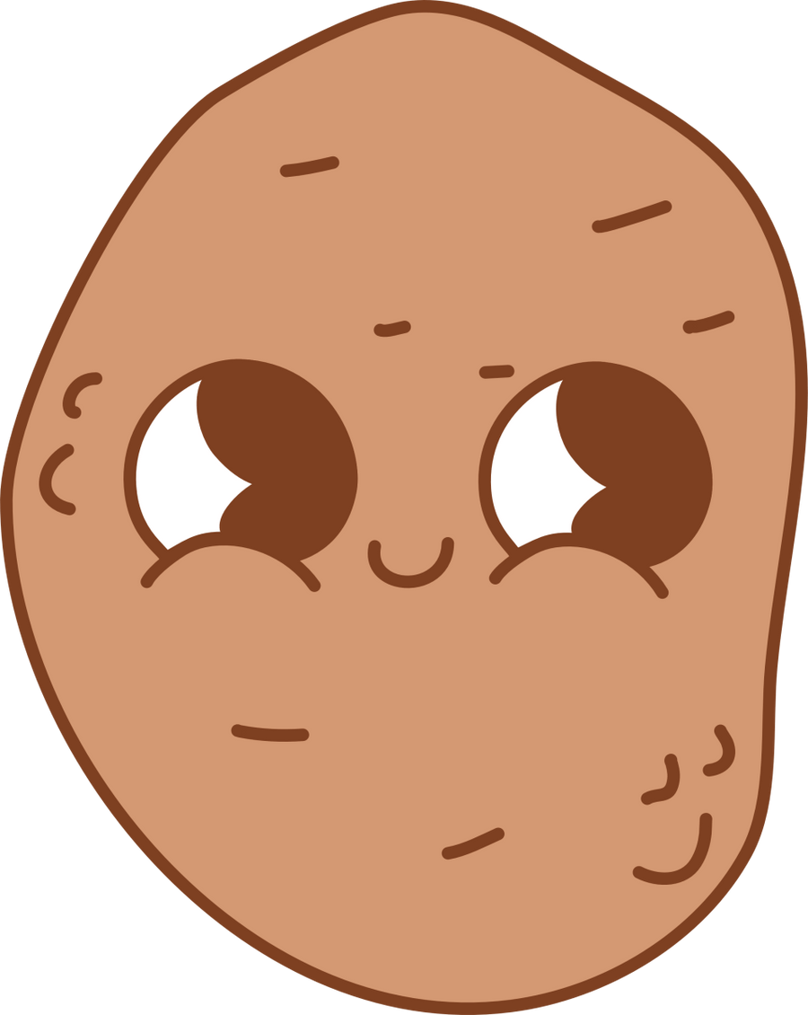 Potato - 01 - Ready To Press DTF Transfer - Buy Bulk DTF