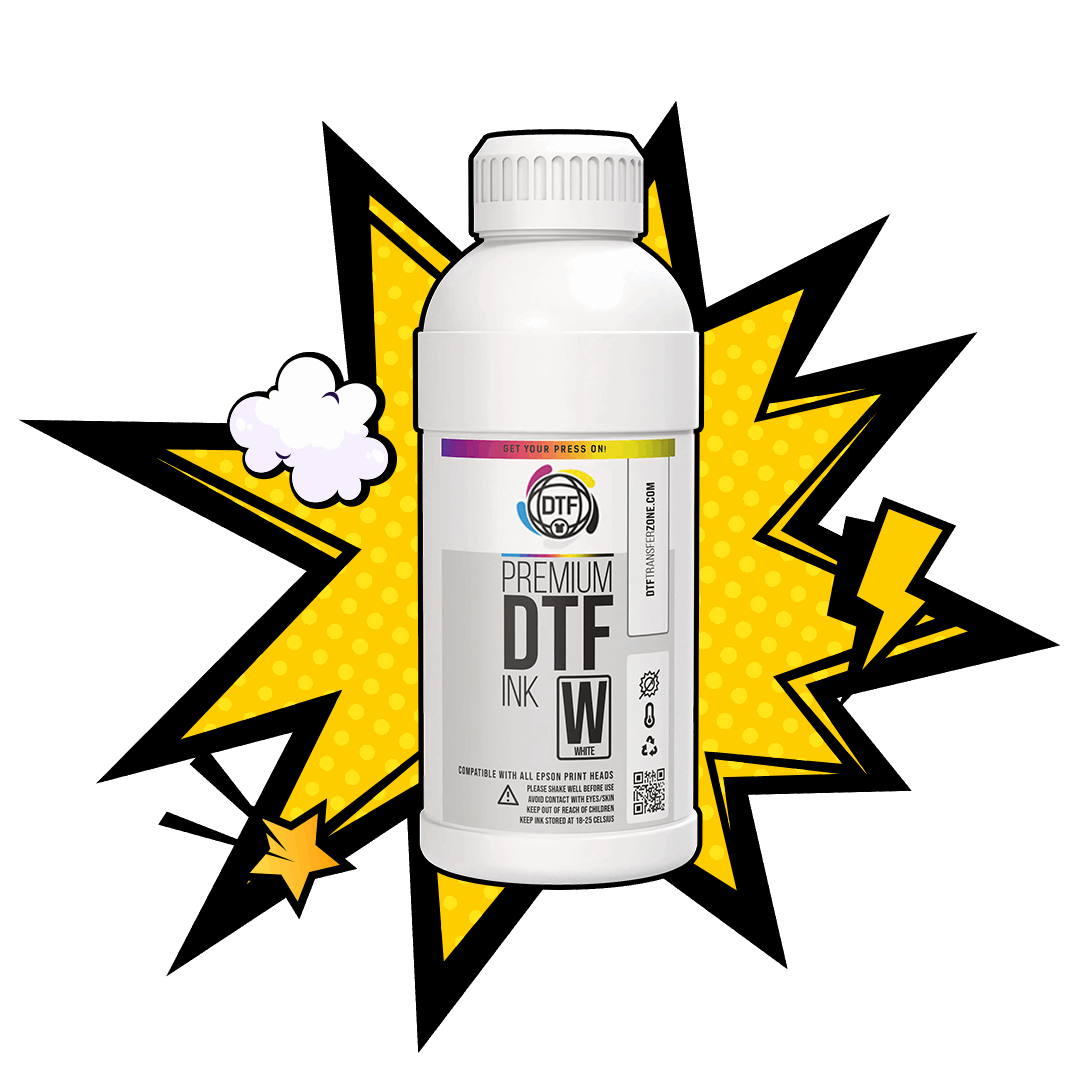 Premium White DTF Ink - 1 liter - Buy Bulk DTF