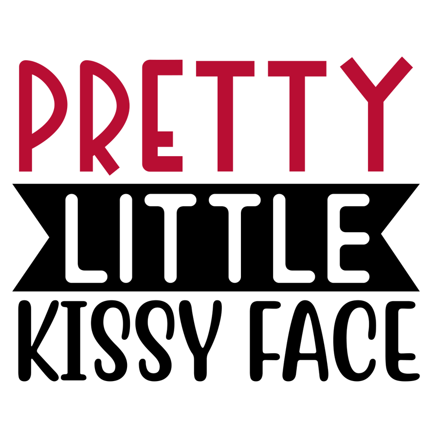 Pretty Little Kissy Face - 01 Ready To Press DTF Transfer - Buy Bulk DTF