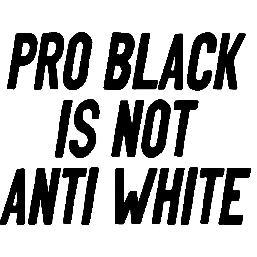 PRO BLACK IS NOT ANTI WHITE - Ready To Press DTF Transfer - Buy Bulk DTF