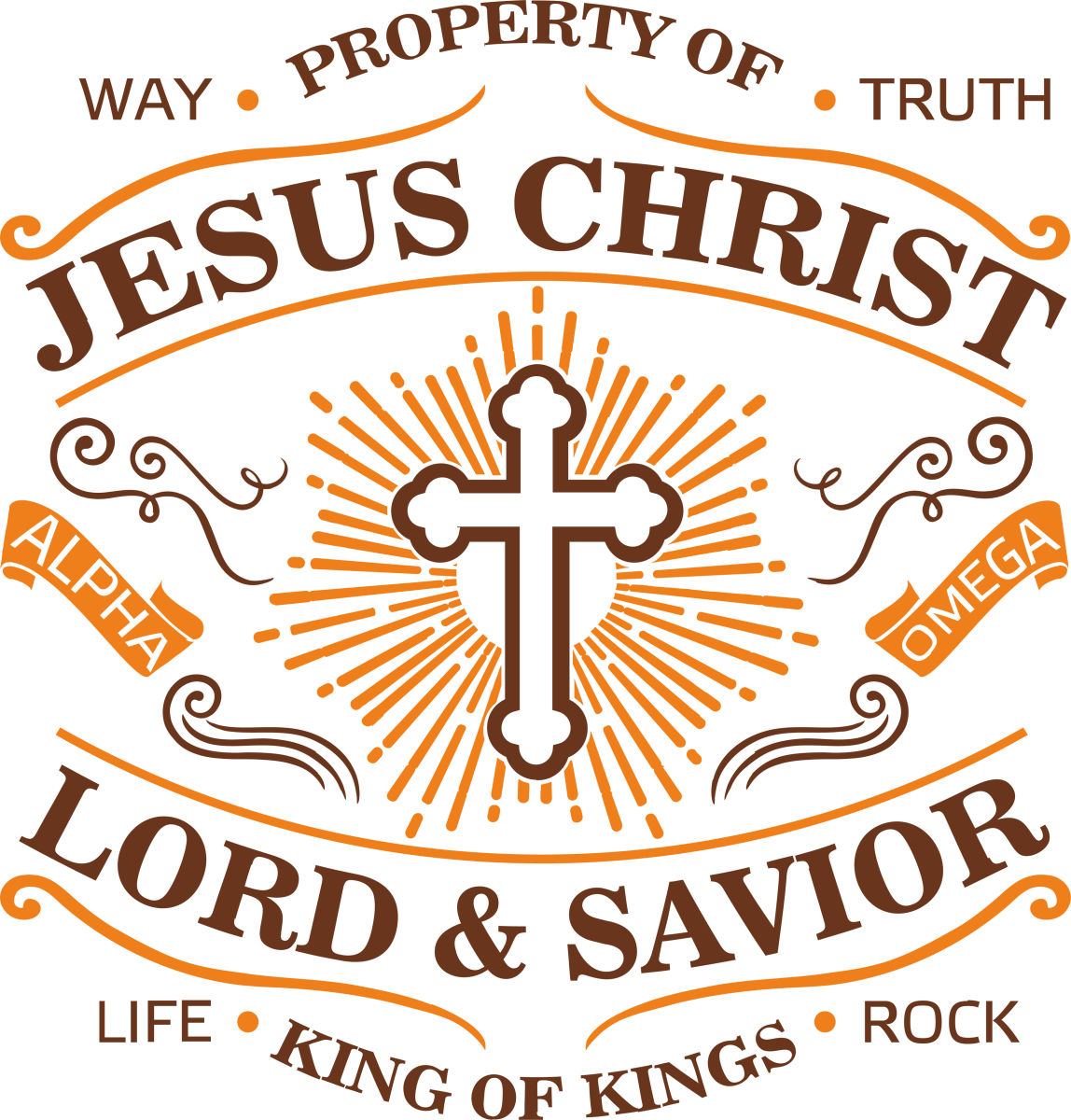 Property Of Jesus Christ - Ready To Press DTF Transfers - Buy Bulk DTF