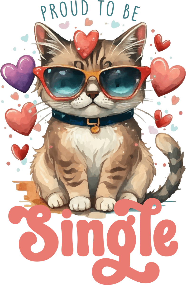 Proud To Be Single Ready To Press DTF Transfer - Buy Bulk DTF