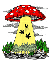 Psychedelic Alien Abduction Ready To Press DTF Transfer - Buy Bulk DTF