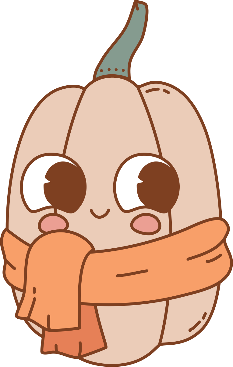 Pumpkin - Beige - Face - Ready To Press DTF Transfer - Buy Bulk DTF