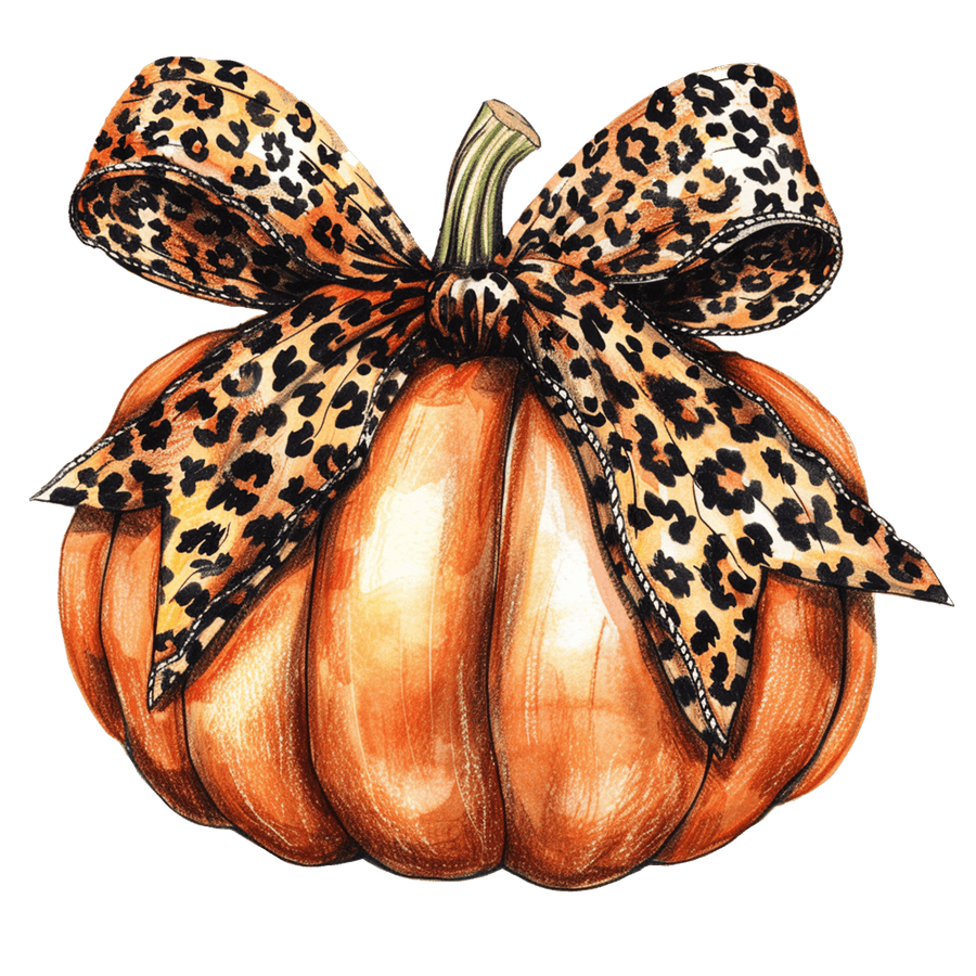 Pumpkin Bow - Ready To Press DTF Transfers - Buy Bulk DTF
