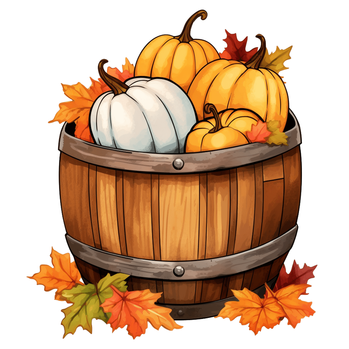 Pumpkin Dreams of Autumn - Ready To Press DTF Transfer - Buy Bulk DTF