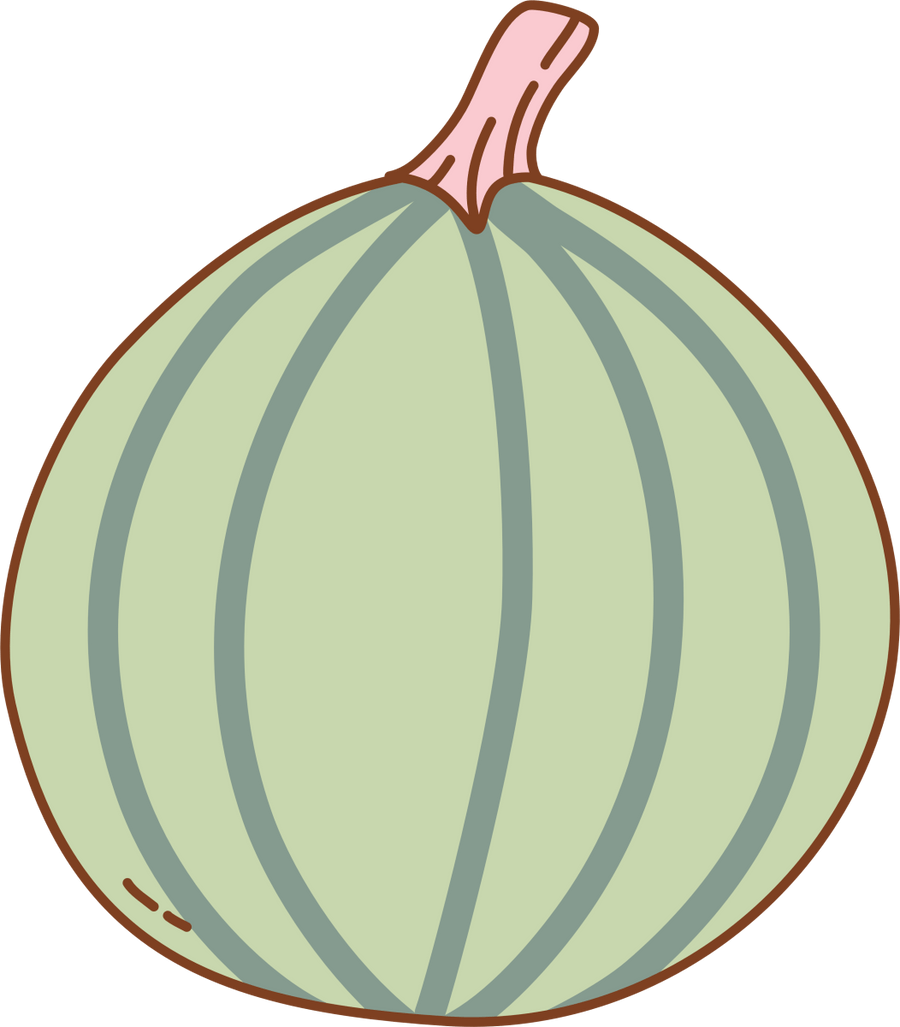 Pumpkin - Green - Round - Ready To Press DTF Transfer - Buy Bulk DTF