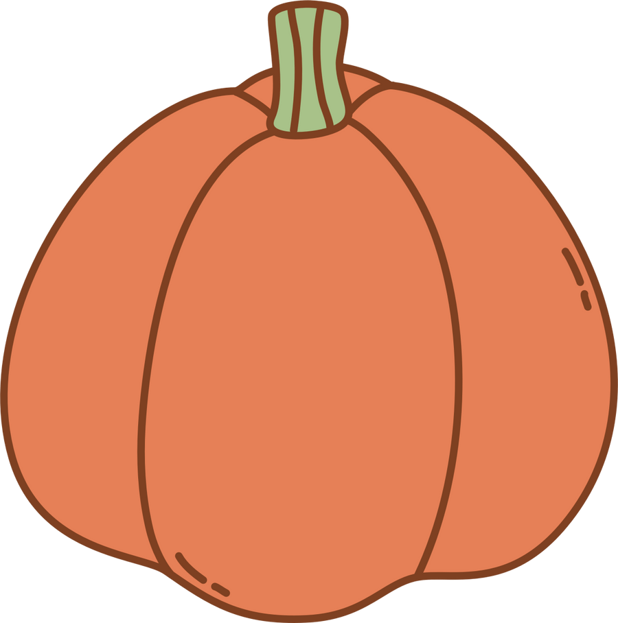 Pumpkin - Orange - 02 - Ready To Press DTF Transfer - Buy Bulk DTF