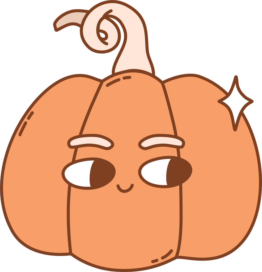 Pumpkin - Orange - Suspicious - Ready To Press DTF Transfer - Buy Bulk DTF