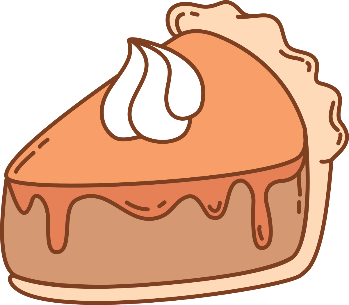 Pumpkin pie - Ready To Press DTF Transfer - Buy Bulk DTF