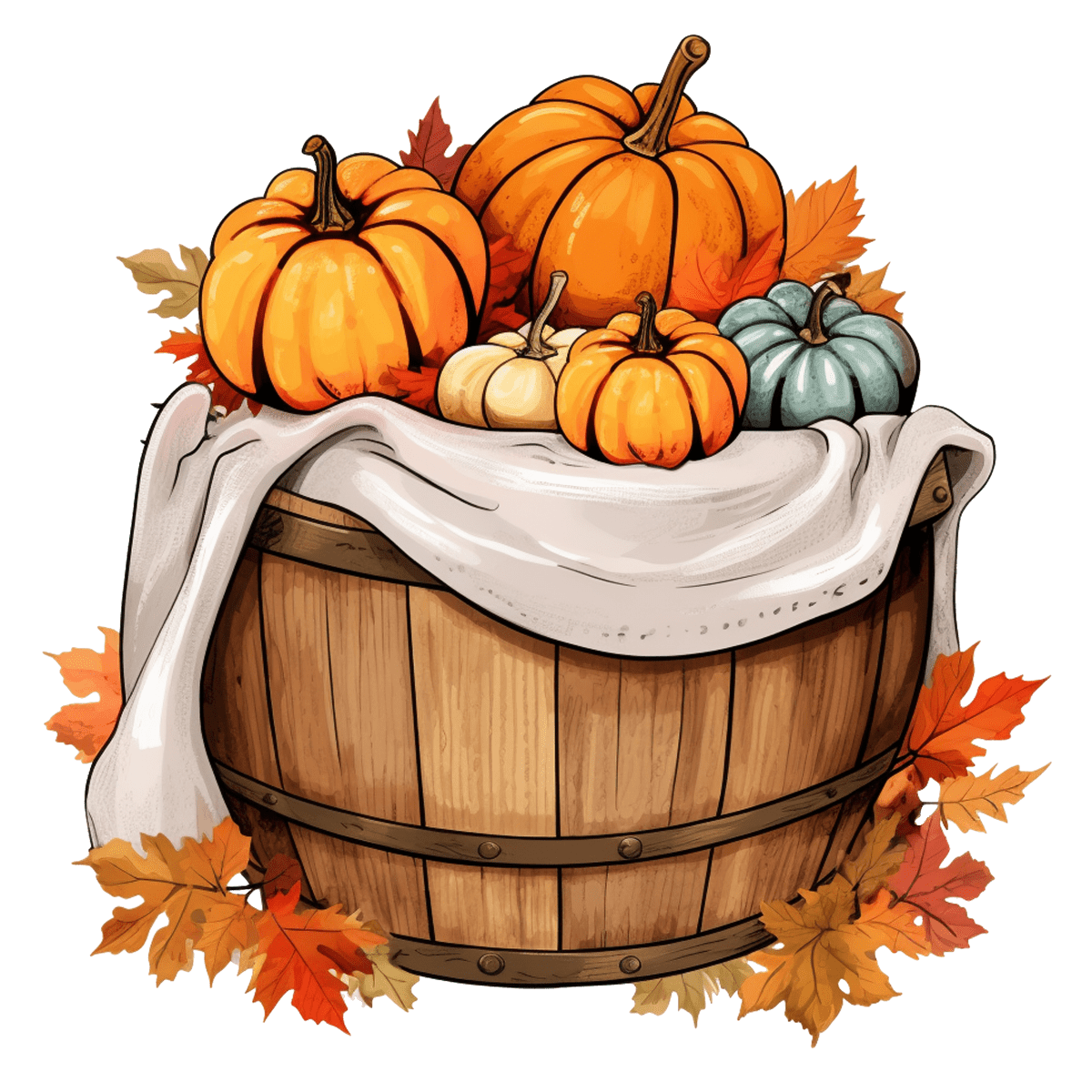 Pumpkin Spice & Everything Autumn - Ready To Press DTF Transfer - Buy Bulk DTF