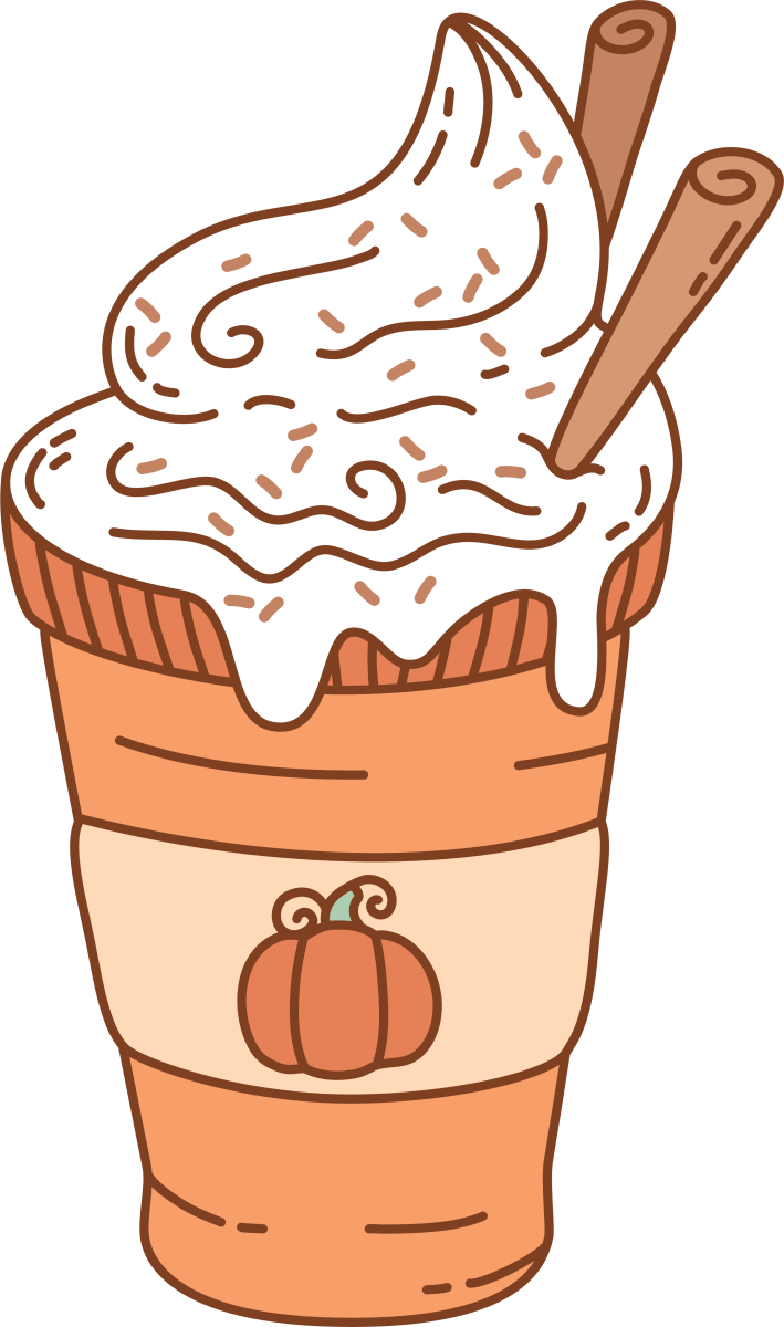 Pumpkin Spice Latte - Ready To Press DTF Transfer - Buy Bulk DTF