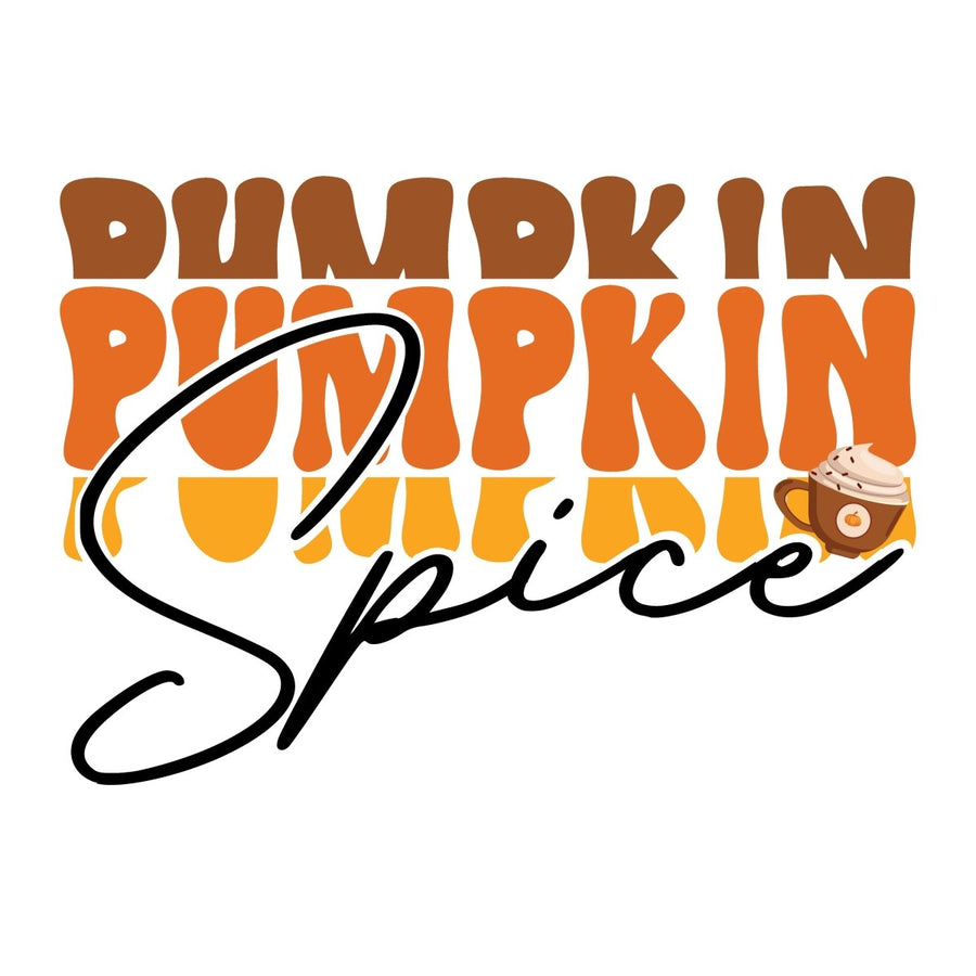 Pumpkin Spice Ready To Press DTF Transfer - Buy Bulk DTF