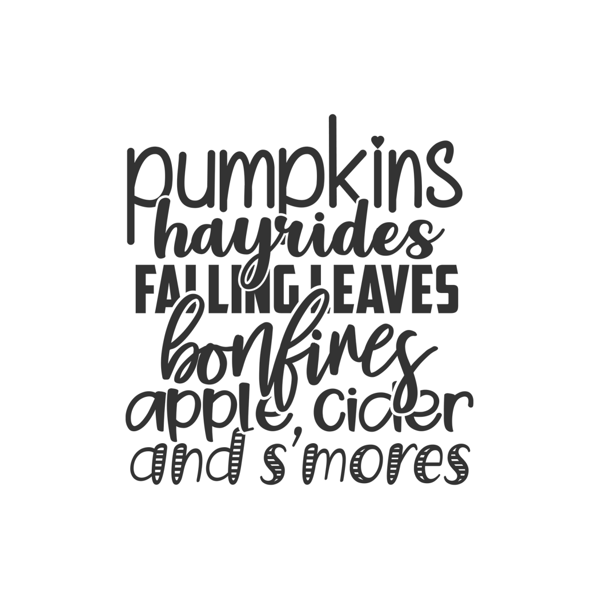 Pumpkins Hayrides Falling Leaves - Ready To Press DTF Transfers - Buy Bulk DTF