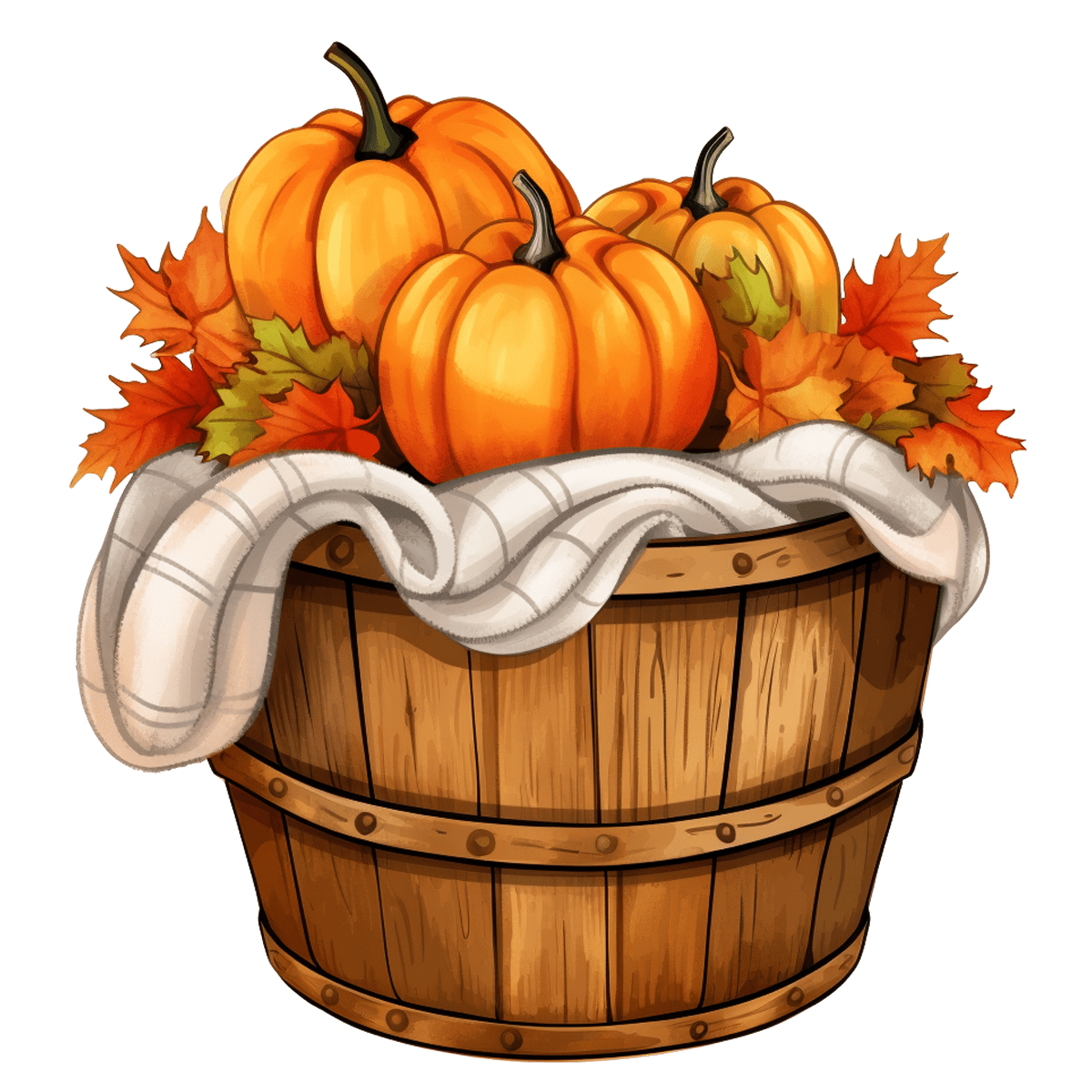 Pumpkins of Autumn - Ready To Press DTF Transfer - Buy Bulk DTF