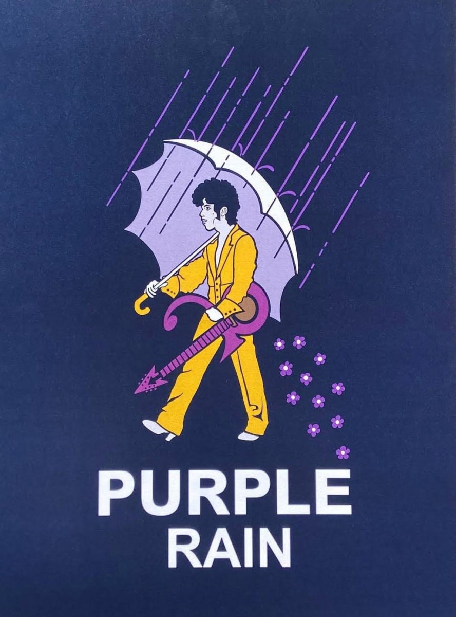 Purple Rain - Ready To Press DTF Transfer - Buy Bulk DTF