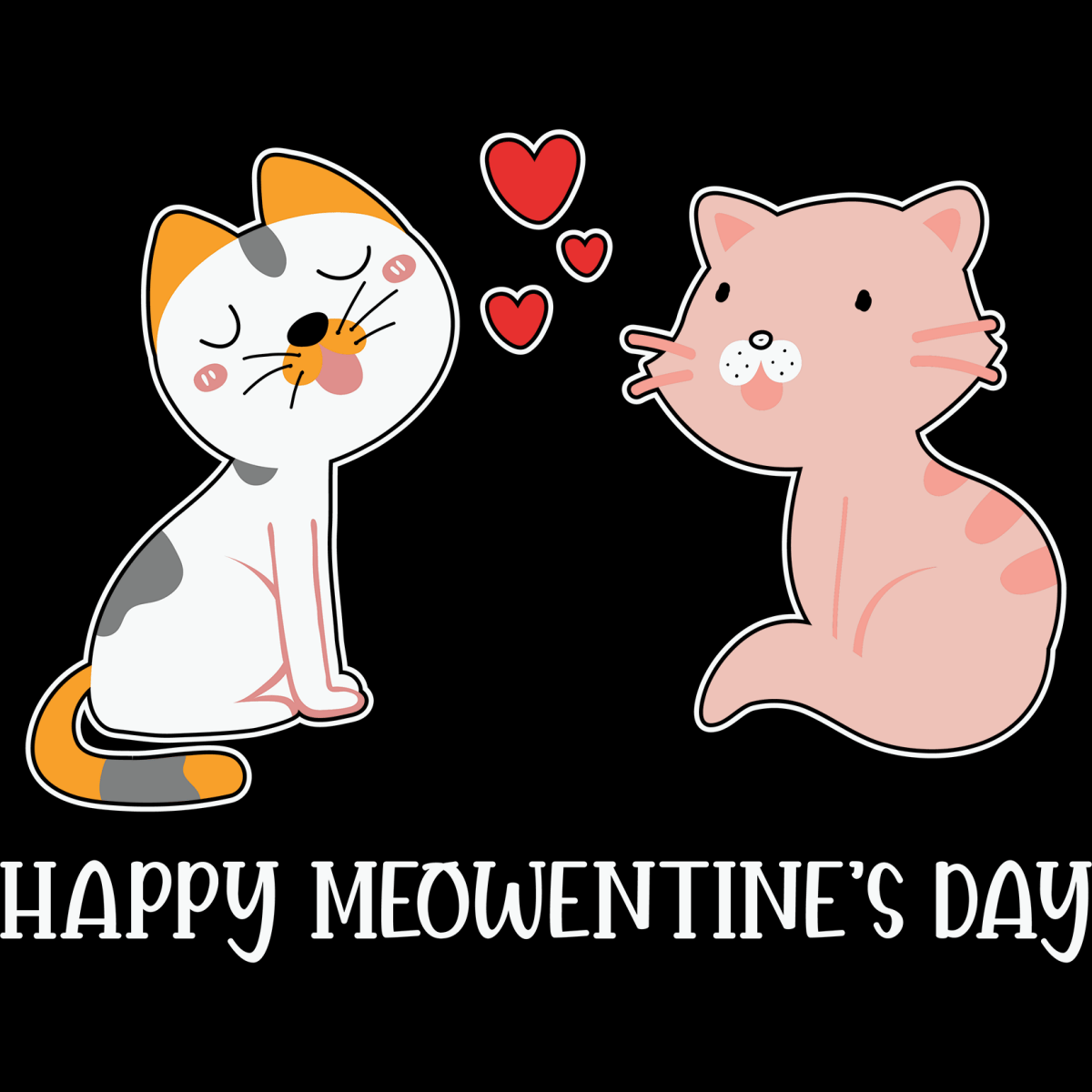 Purrfectly Bowcys Cat Delight - Ready To Press DTF Transfers - Buy Bulk DTF