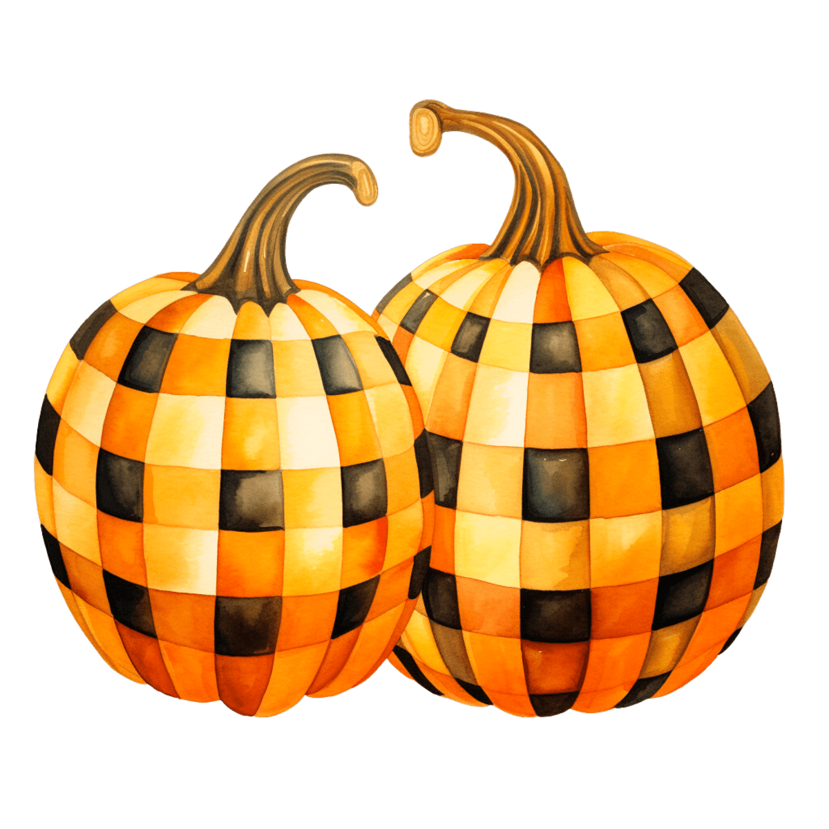 Radiant Watercolor Pumpkins for Holiday & Fall – Ready To Press DTF Transfers - Buy Bulk DTF