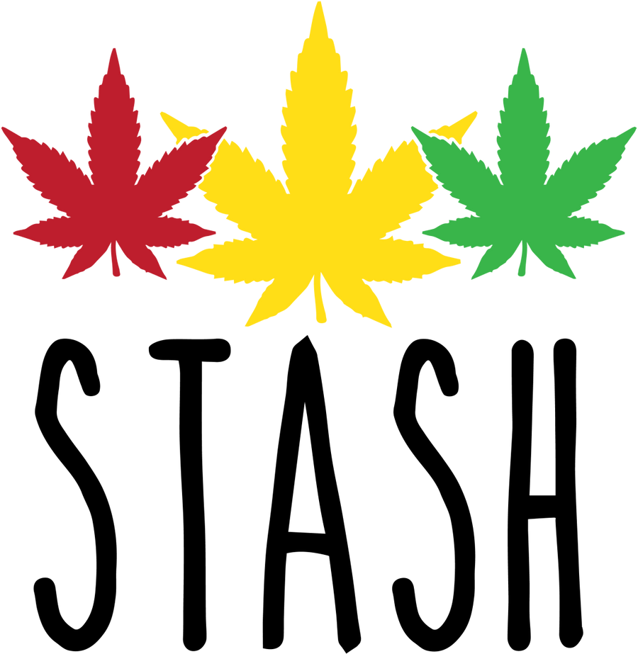Rasta Leaf Stash Jar Ready To Press DTF Transfer - Buy Bulk DTF