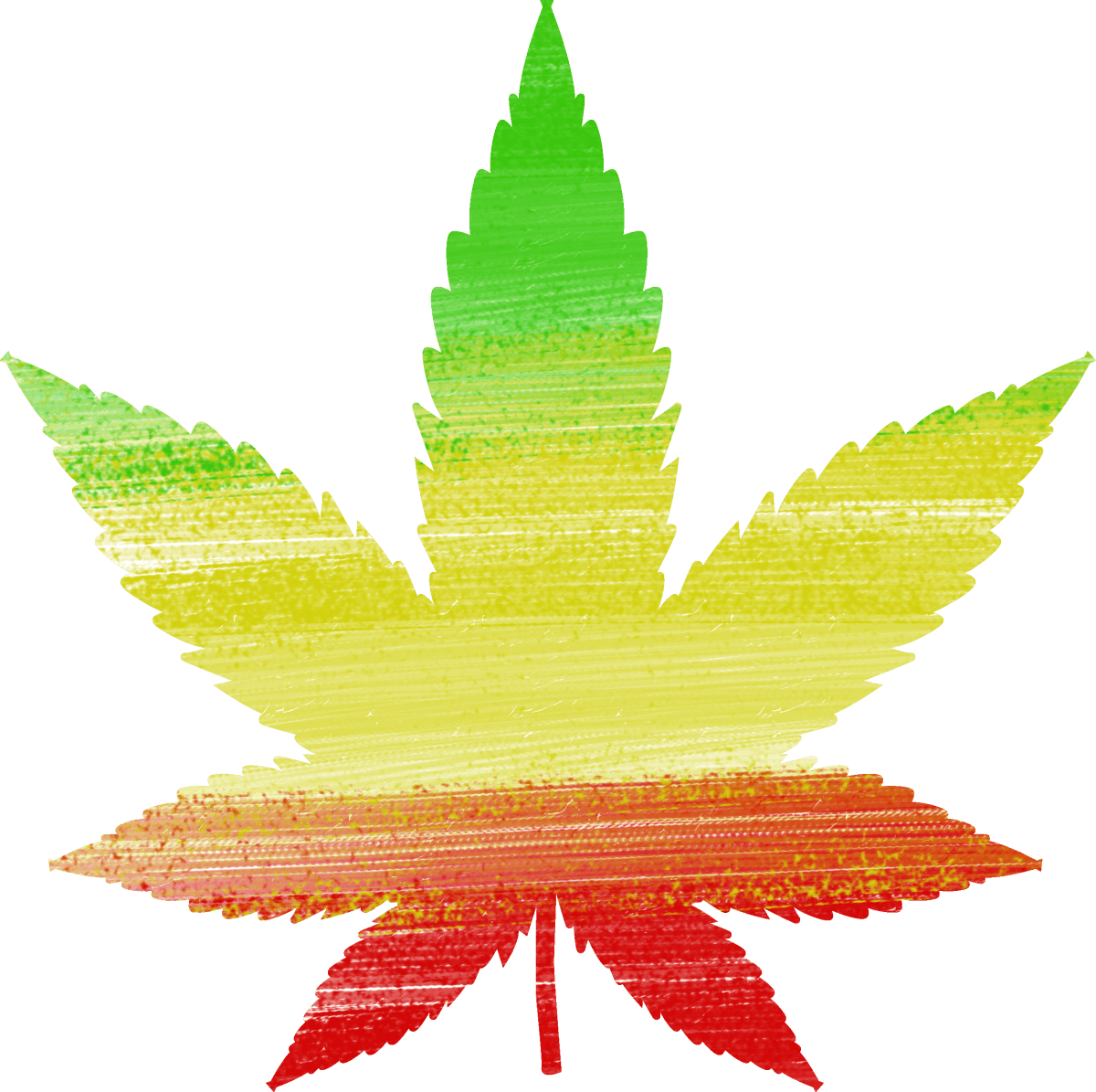 Rastafarian Cannabis Leaf Ready To Press DTF Transfer - Buy Bulk DTF