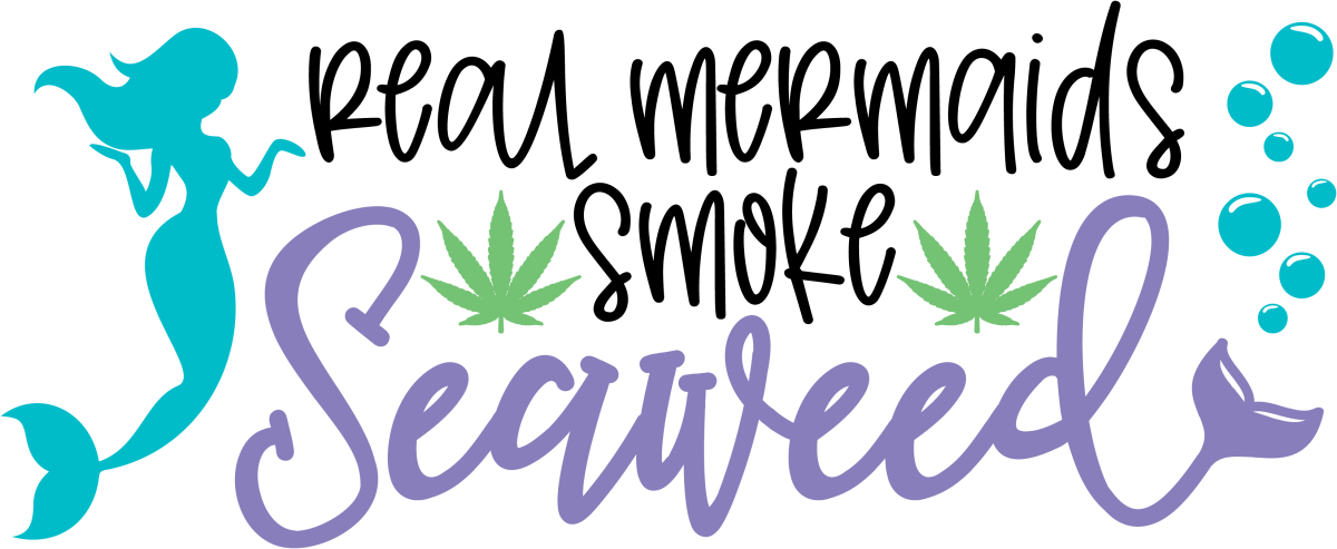 Real Mermaids Smoke Seaweed #2 Ready To Press DTF Transfer - Buy Bulk DTF