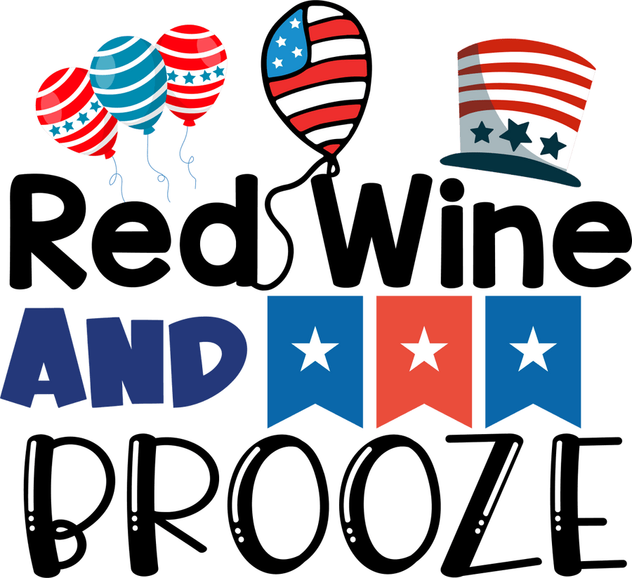 Red White And Booze - 1191 Ready to Press DTF Transfer - Buy Bulk DTF