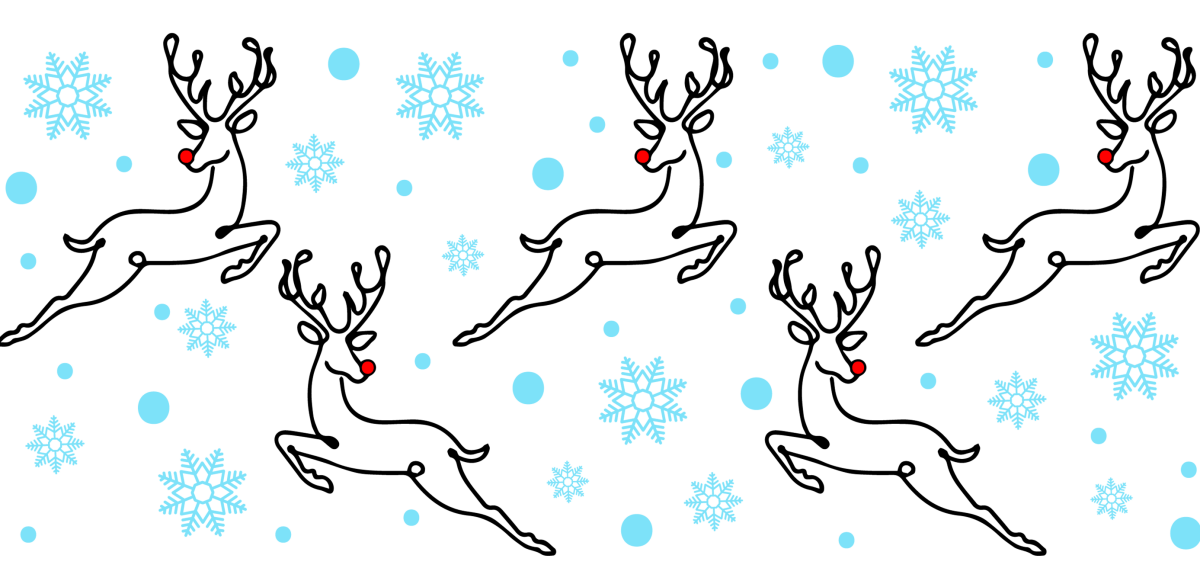 Reindeer UV DTF Libbey Glass Wrap - Buy Bulk DTF