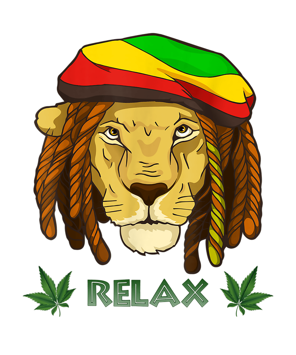 Relax Rasta 420 Lion Ready To Press DTF Transfer - Buy Bulk DTF