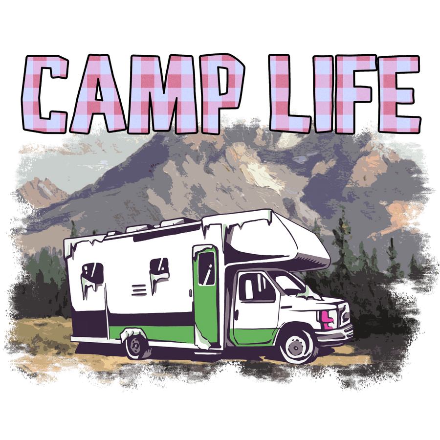 Retro - Mountains - Ready To Press DTF Transfers - Buy Bulk DTF