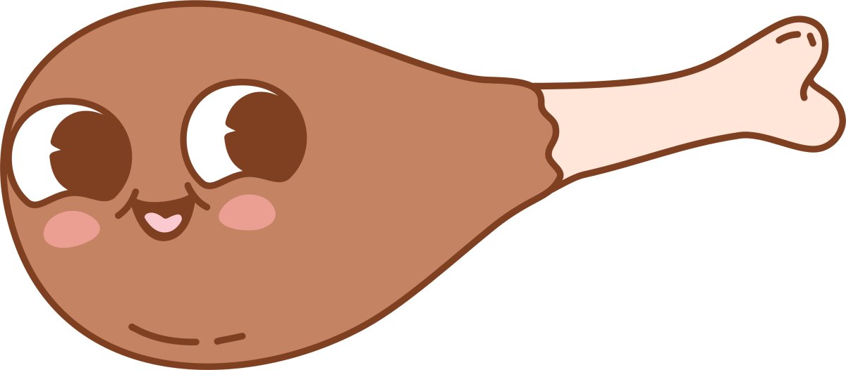 Roasted Leg - Ready To Press DTF Transfer - Buy Bulk DTF