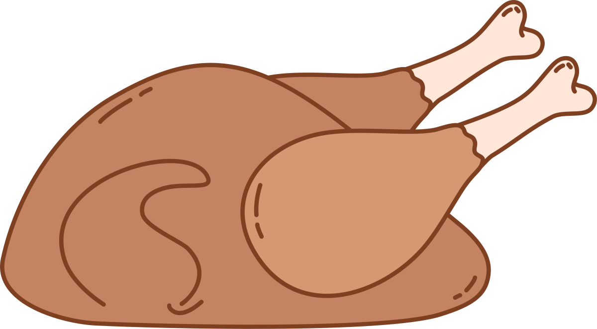 Roasted Turkey - Ready To Press DTF Transfer - Buy Bulk DTF